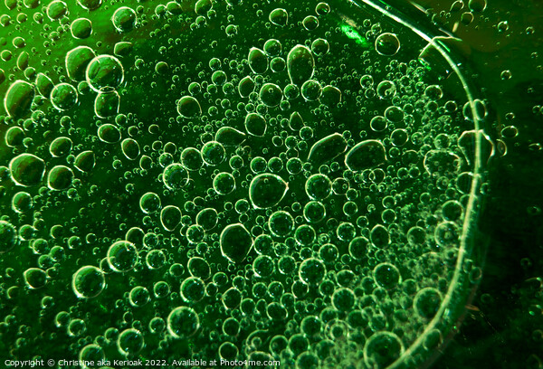 Myriad of Bubbles Picture Board by Christine Kerioak