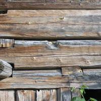 Buy canvas prints of Old log wall by Hemmo Vattulainen
