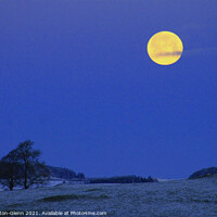 Buy canvas prints of Snowy Moonscape Scotland UK by Ivan Felton-Glenn