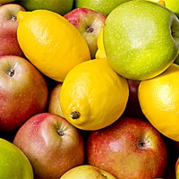 Buy canvas prints of apples and lemons by Dragomir Nikolov