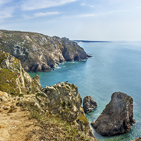 Buy canvas prints of View from Cabo Da Roca, the western point of Europ by Dragomir Nikolov