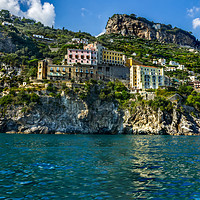 Buy canvas prints of Views of the Amalfi Coast, Positano, Ravello, Maiori, Amalfi. re by Dragomir Nikolov