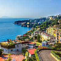 Buy canvas prints of Views of the Neaples Coast, Positano, Ravello, Maiori, Amalfi by Dragomir Nikolov