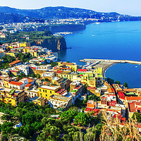 Buy canvas prints of Amalfi coast in Italy by Dragomir Nikolov
