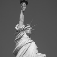 Buy canvas prints of Statue of Liberty by Carly Mahone
