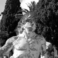 Buy canvas prints of Achilles Statue by Gabriela Olteanu