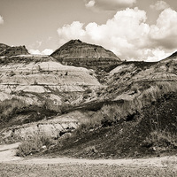 Buy canvas prints of The Badlands by John Cuyler