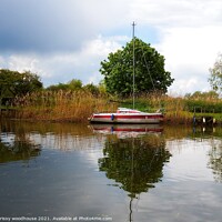 Buy canvas prints of Resting on the Waveney by chrissy woodhouse