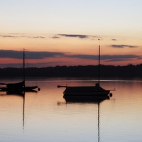 Buy canvas prints of  Suffolk Sunset by chrissy woodhouse
