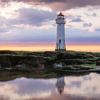 Buy canvas prints of Sunset New Brighton Lighthouse by Andy McGarry