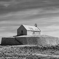 Buy canvas prints of St Cwyfans Church on the Sea by Andy McGarry