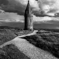 Buy canvas prints of Hartshead Pike, Greater Manchester UK by Andy McGarry