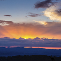 Buy canvas prints of Tuscan Sunset by Andy McGarry