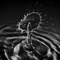 Buy canvas prints of Water Droplet by Andy McGarry