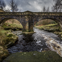 Buy canvas prints of Slippery Stones - Peak District by Andy McGarry