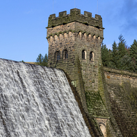 Buy canvas prints of Derwent Dam - Ladybower by Andy McGarry