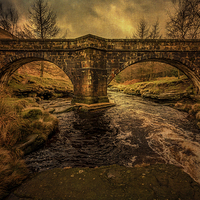 Buy canvas prints of Slippery Stones - Peak District by Andy McGarry