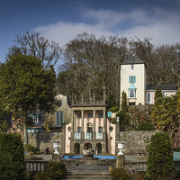 Buy canvas prints of Portmeirion - Town Hall by Andy McGarry