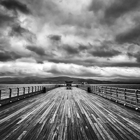 Buy canvas prints of  Beaumaris Pier on Anglesey by Andy McGarry