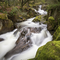 Buy canvas prints of  Whillan Beck, Lake District by Andy McGarry