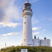 Buy canvas prints of  Flamborough Head Lighthouse by Andy McGarry