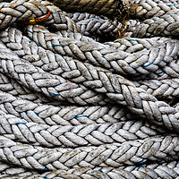 Buy canvas prints of Coiled Rope by Andy McGarry