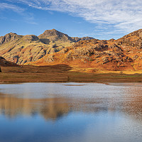 Buy canvas prints of Langdale Pikes from Blea Tarn by Andy McGarry