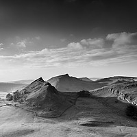 Buy canvas prints of Parkhouse and Chrome Hill by Andy McGarry
