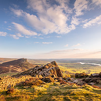 Buy canvas prints of The Roaches and Hen Cloud by Andy McGarry