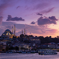Buy canvas prints of Istanbul Sunset by Andy McGarry