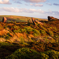 Buy canvas prints of Ramshaw Rocks Sunset by Andy McGarry