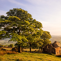 Buy canvas prints of Roaches End Barn Sunset by Andy McGarry