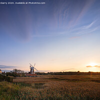 Buy canvas prints of Windmill Sunset by Andy McGarry