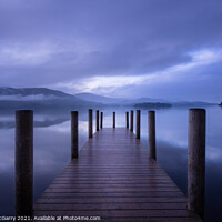 Buy canvas prints of Derwent Water Jetty before Dawn by Andy McGarry