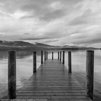 Buy canvas prints of Derwent Water Jetty before Dawn by Andy McGarry