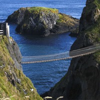 Buy canvas prints of carrick  a  rede  rope bridge by william sharpe