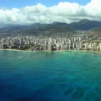 Buy canvas prints of Waikiki Beach and Honolulu by Ken Patterson