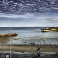 Buy canvas prints of Cullercoats by Dave Emmerson