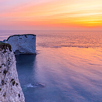Buy canvas prints of Majestic Sunrise at Old Harry Rocks by Daniel Rose