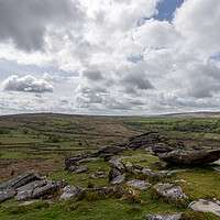 Buy canvas prints of Majestic Dartmoor Cloudscape by Daniel Rose