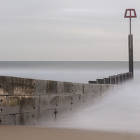 Buy canvas prints of Stormy Seas at Boscombe Beach by Daniel Rose