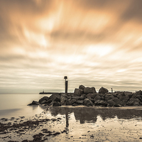Buy canvas prints of Majestic Sunset over Hengistbury Head by Daniel Rose