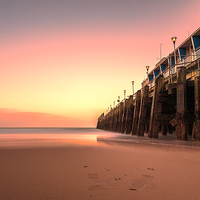 Buy canvas prints of Tranquil Sunset at Bournemouth Pier by Daniel Rose