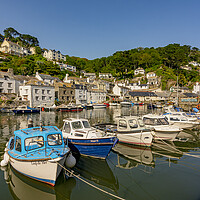 Buy canvas prints of Polperro Reflections by Malcolm McHugh