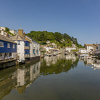 Buy canvas prints of Polperro Inner Harbour - Cornwall by Malcolm McHugh