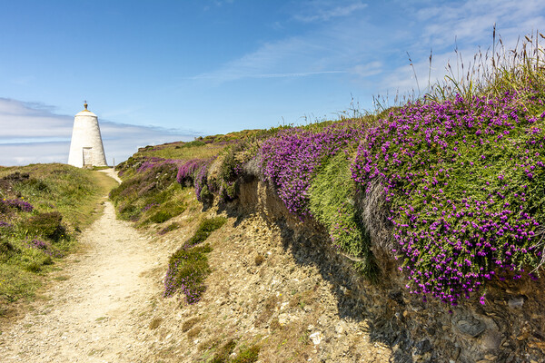 Pepperpot Daymark - Portreath, north Cornwall, UK. Picture Board by Malcolm McHugh