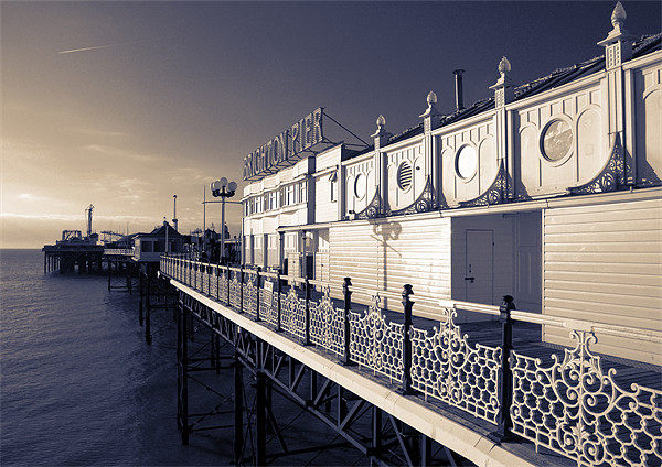 Brighton Pier Picture Board by Malcolm McHugh