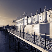 Buy canvas prints of Brighton Pier by Malcolm McHugh