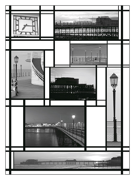Mondrian Pier Picture Board by Malcolm McHugh