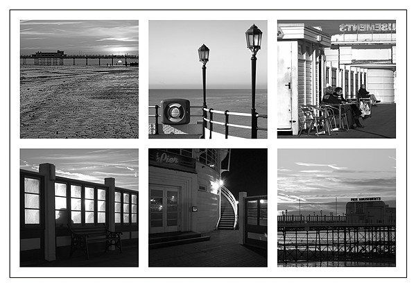Pier Moods Picture Board by Malcolm McHugh